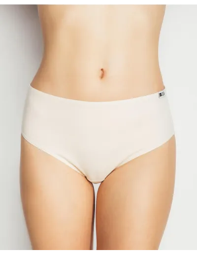 Ženske višje hlačke iz bambusa – naravne, antibakterijske, bež barva, Slovenija