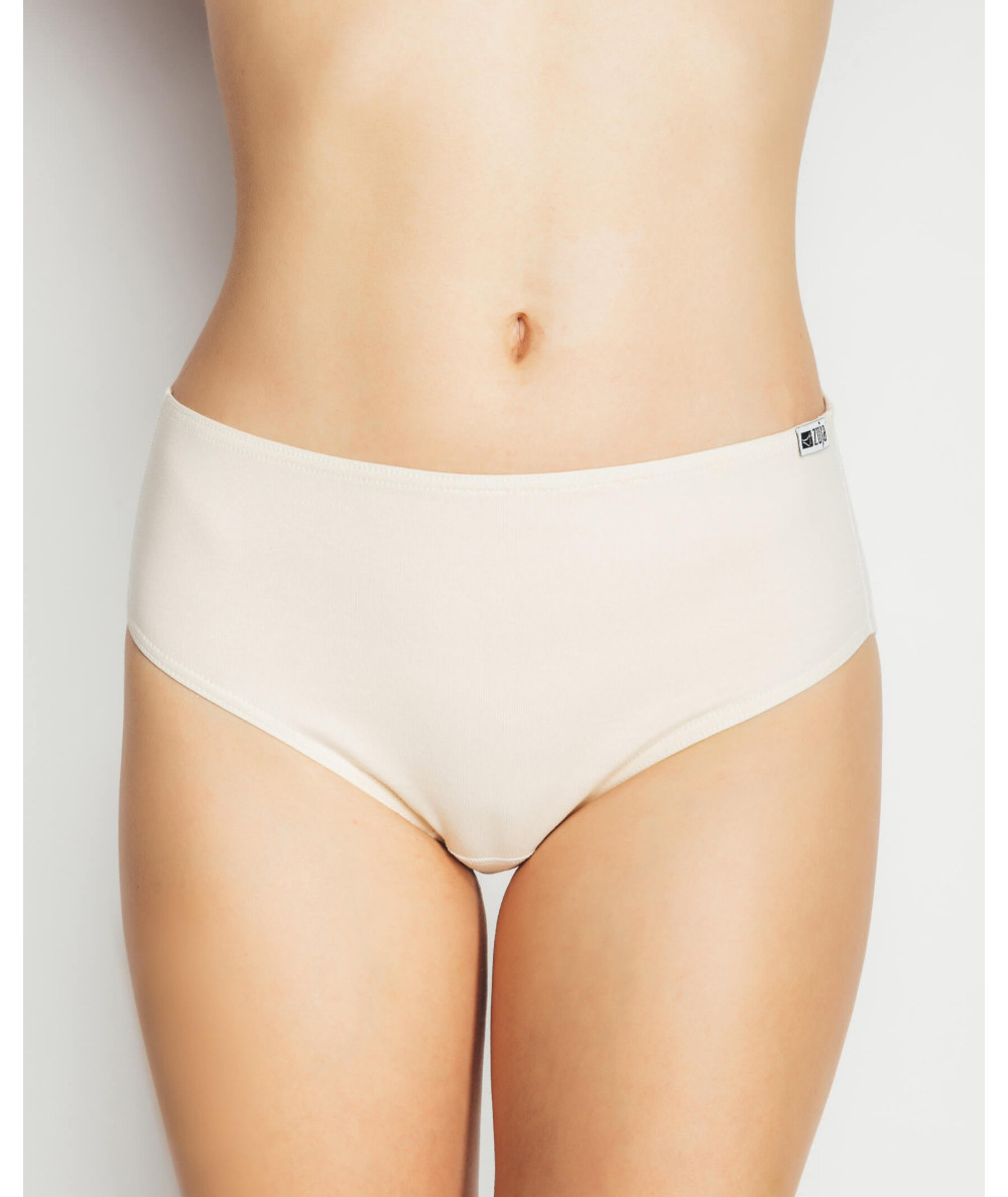 Ženske višje hlačke iz bambusa – naravne, antibakterijske, bež barva, Slovenija