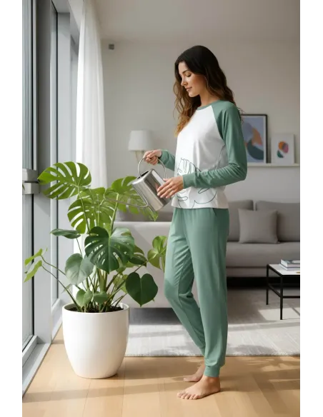 Ženska Pižama 100% Bombaž
