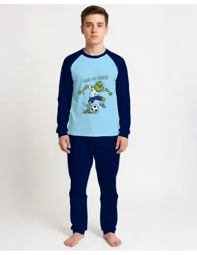 Grinch Otroška bombažna pižama Grinch nogometaš - ZUYA