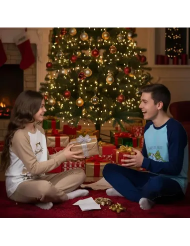 Grinch Otroška bombažna pižama Grinch nogometaš - ZUYA