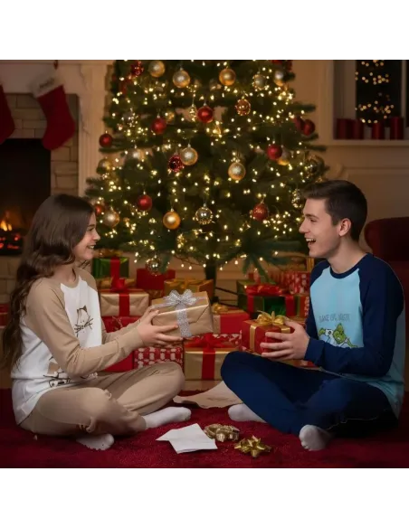 Grinch Otroška bombažna pižama Grinch nogometaš - ZUYA