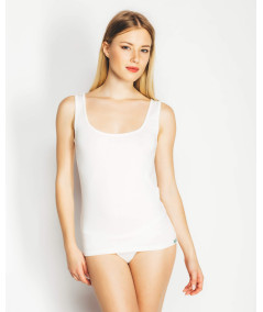 zenska spodnja majica BAMBUS bež brez barvil