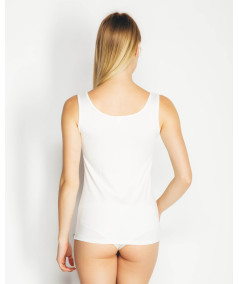 zenska spodnja majica BAMBUS bež brez barvil