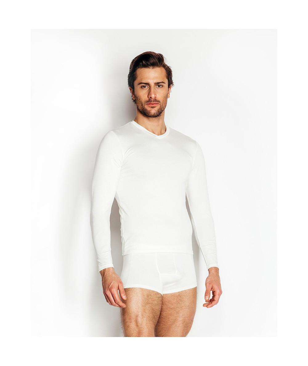 Moška bambus majica dolgi rokav – antibakterijska, dolga, OEKO-TEX, Slovenija