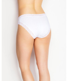 zenske spodnje hlace cipka bombaz bela