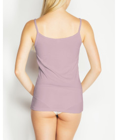 ZUYA Bombažna majica z ozkimi naramnicami