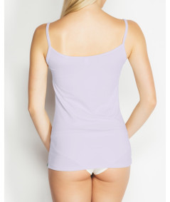 zenska bombazna spodnja majica cipka ozke naramnice vijolična