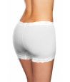 zenske boksarice cipka visok pas bombaz bela