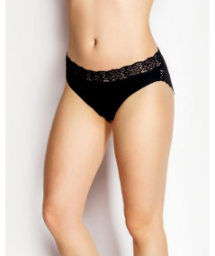 zenske spodnje hlace cipka BAMBUS črna